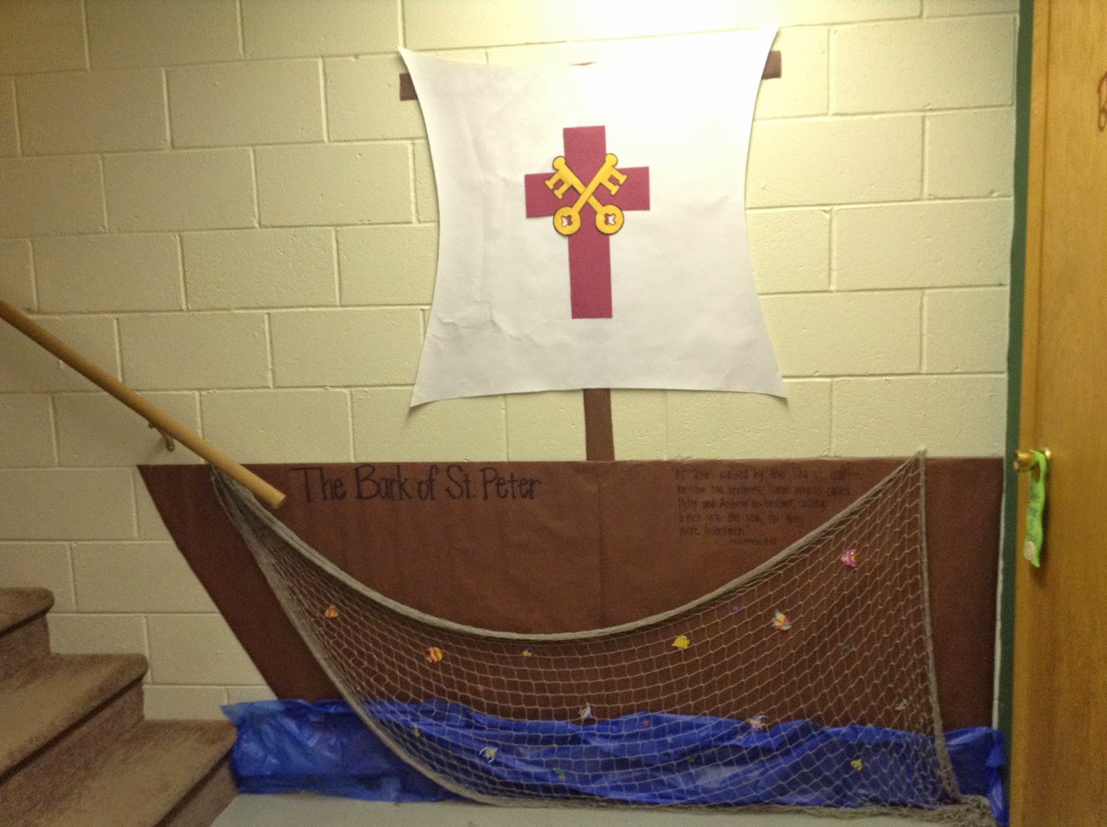 Look to Him and be Radiant Built on the Rock Decorations Bark of St