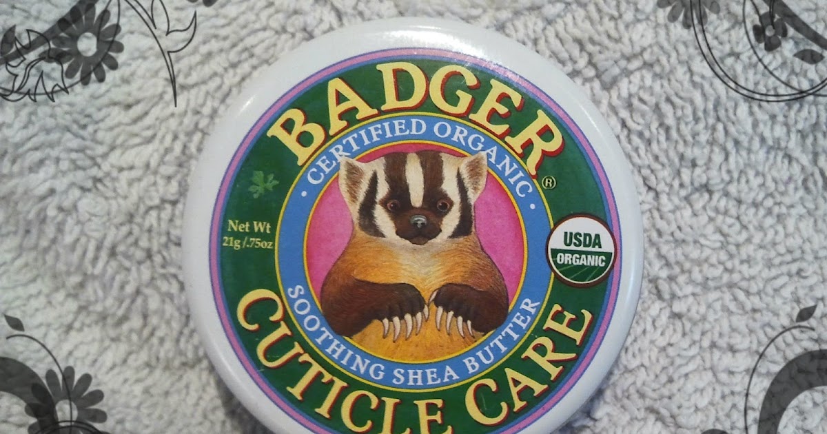 Badger Balm Cuticle Care Balm per mani e unghie curatissime, naturalmente e "profumatamente