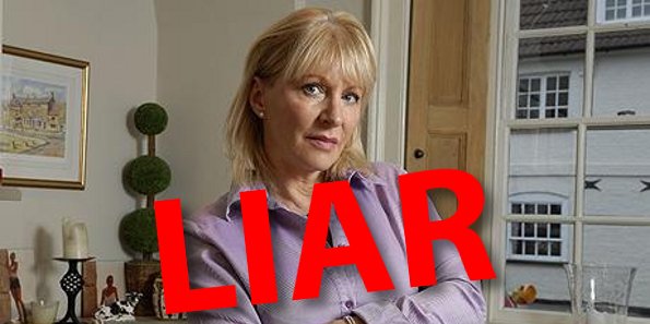 Boris Johnson-peddling, nakedly ambitious "Christian”-“ethical” Dorries "MP" exposed as a liar