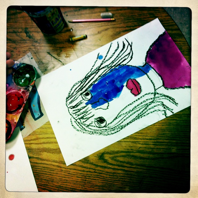 ChumleyScobey Art Room Realistic vs. Abstract SelfPortraits 4th Grade