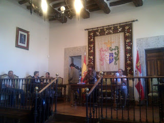 Sesion Plenaria en el Ayuntamiento de Candelario