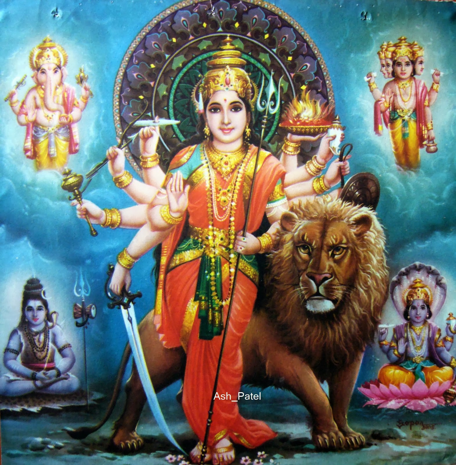 God is here: Brahma, Vishnu, Mahesh and God is here