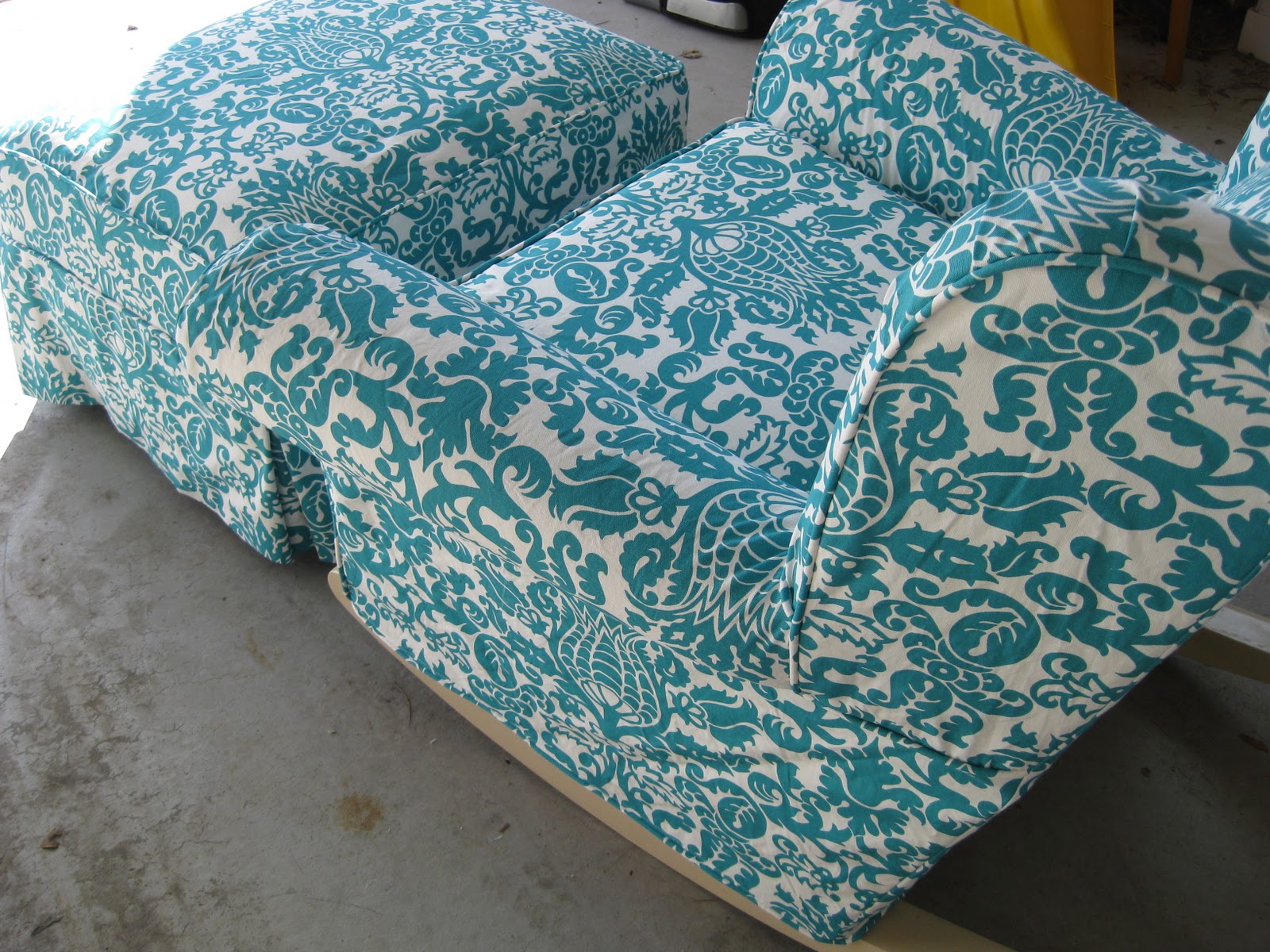 Custom Slipcovers by Shelley Upholstered Rocking Chair (Pottery Barn)