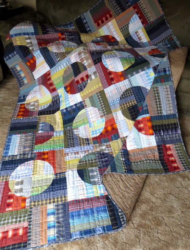 The Way I Sew It Plaid Circles Quilt