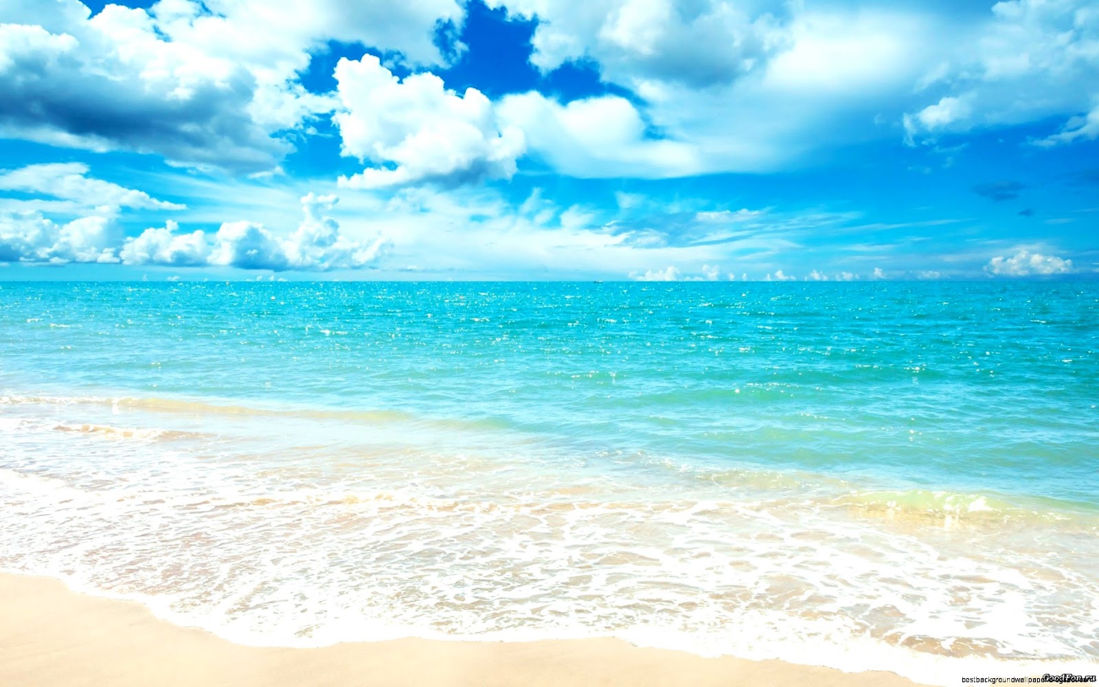 Beach with Clouds Beach with Clouds