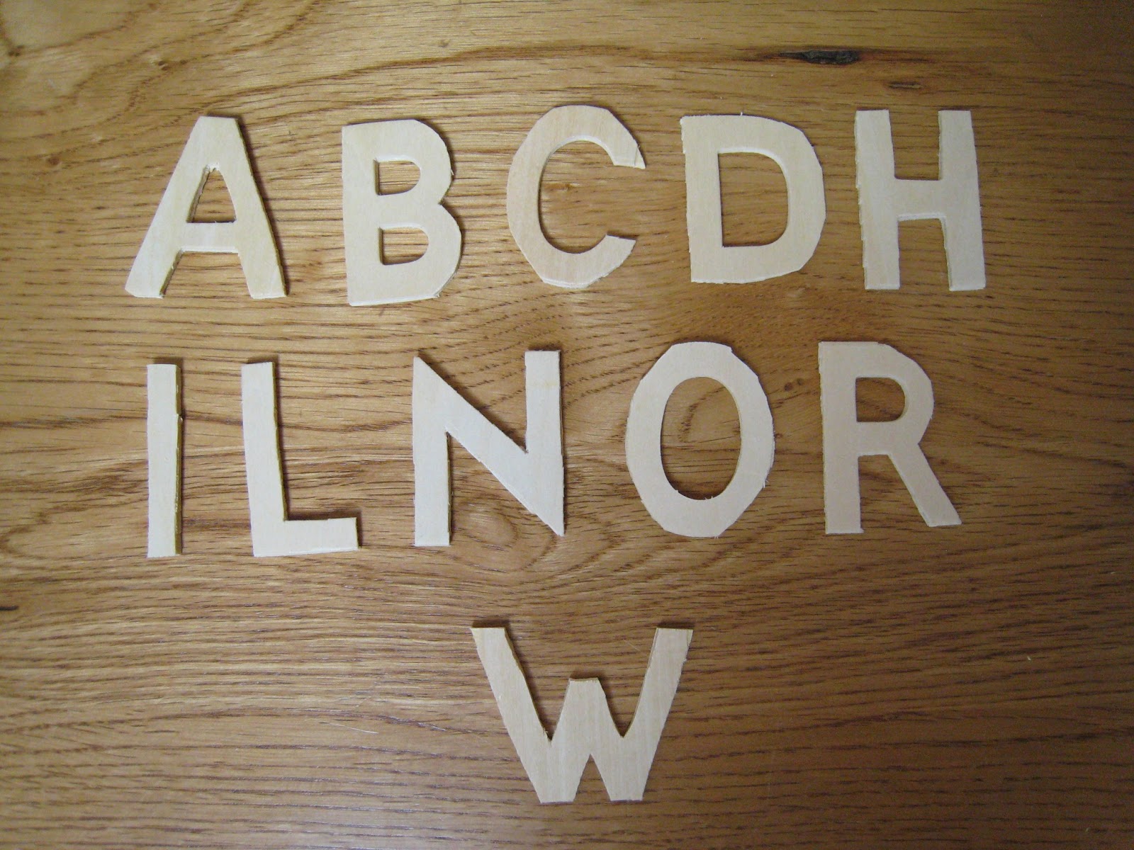 Rhody Life DIY Chiseled Wood Letters