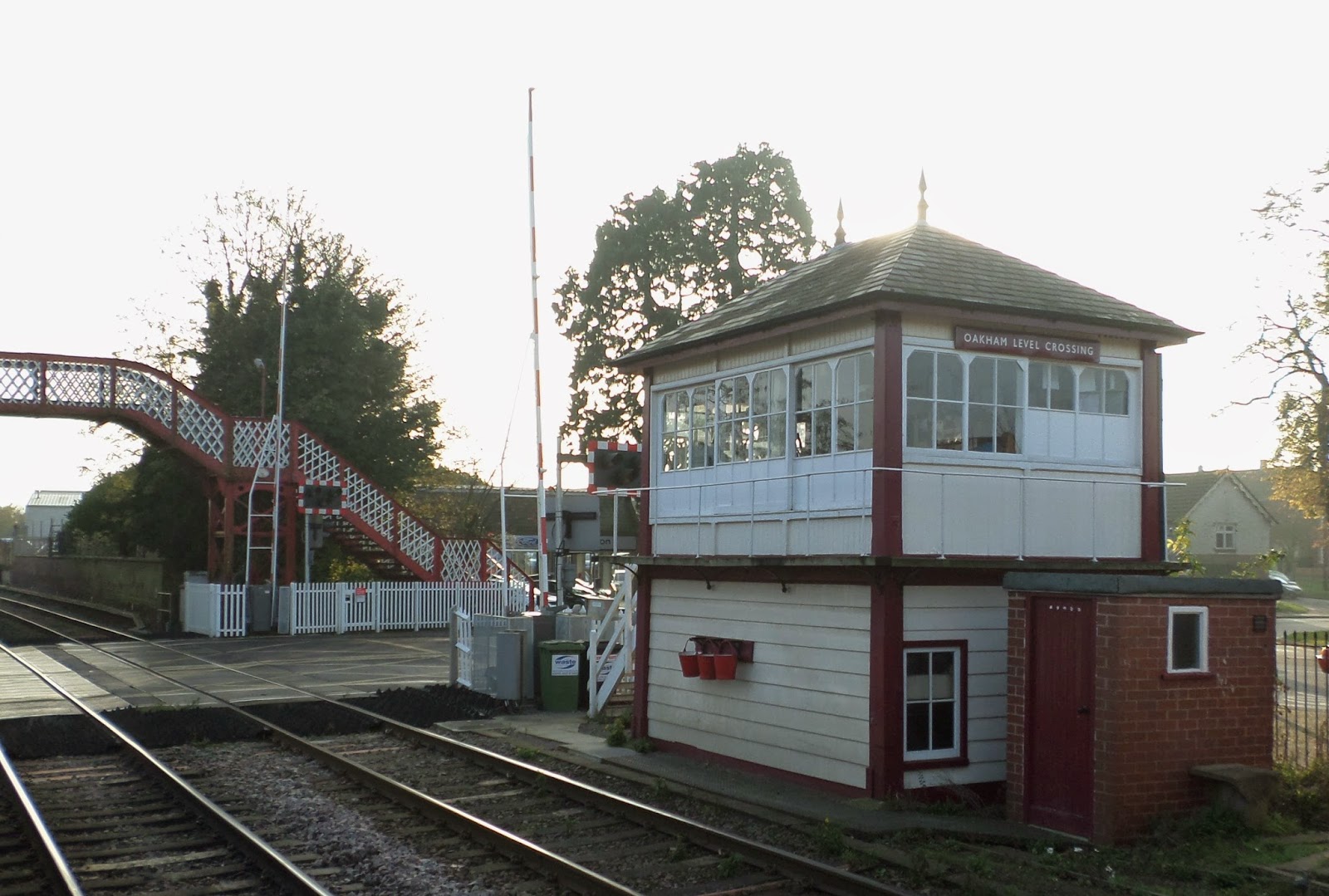 Martin Brookes Oakham Rutland Oakham Level Crossing Signal Box, A Look