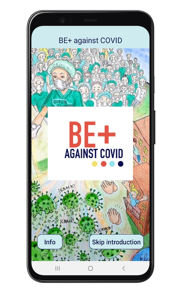 "BE+ against COVID" APP