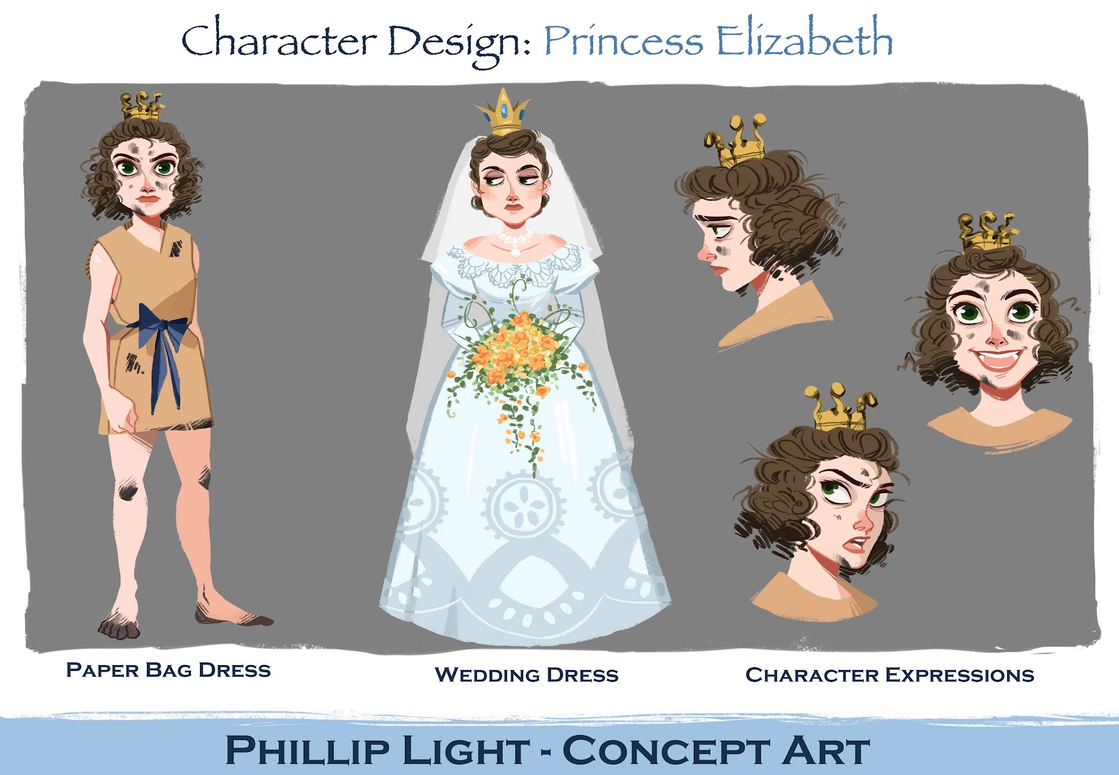 The Art of Phillip Light The Paper Bag Princess