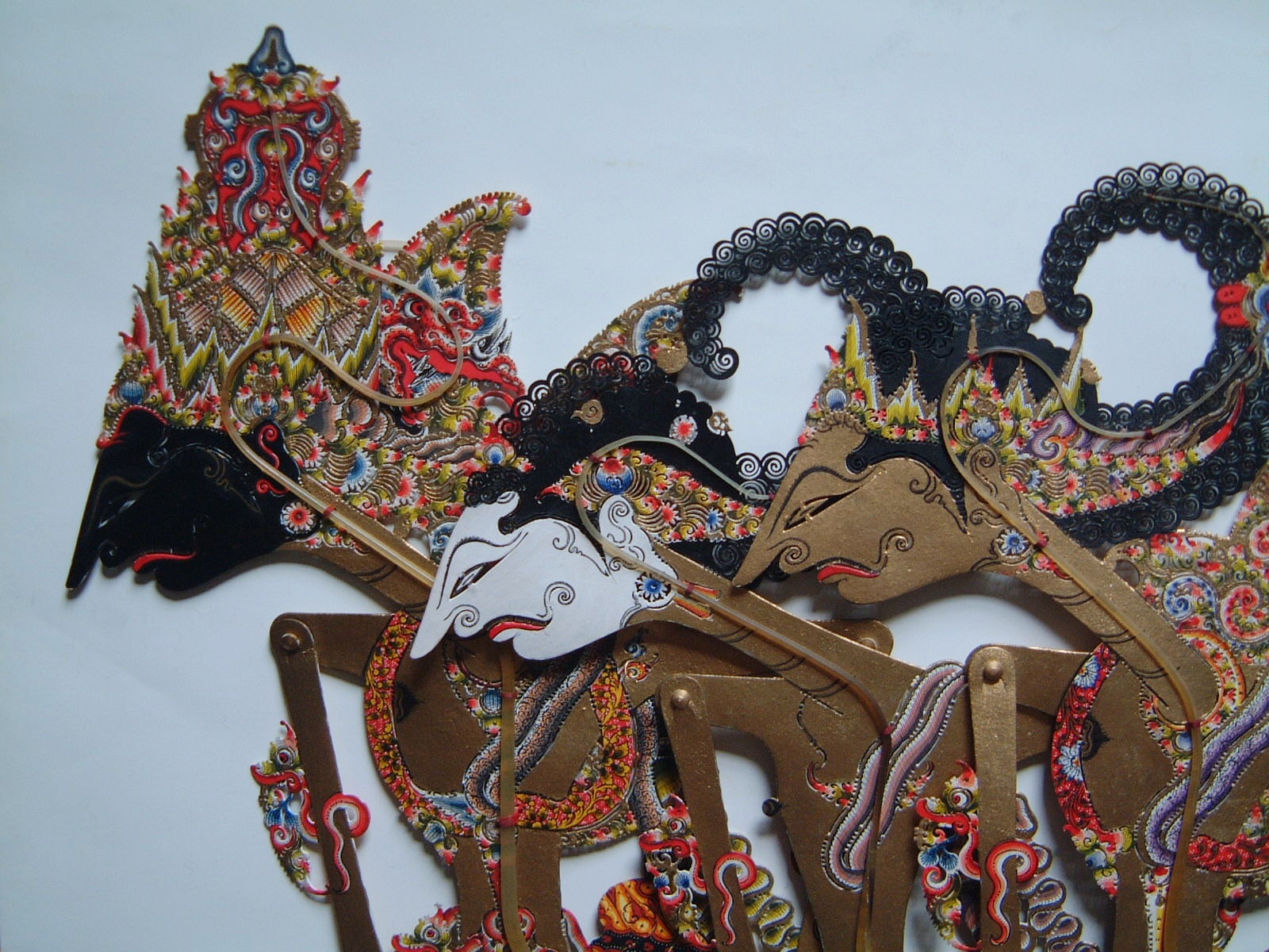 Gamelan music and shadow puppets by torchlight in the Pitt Rivers