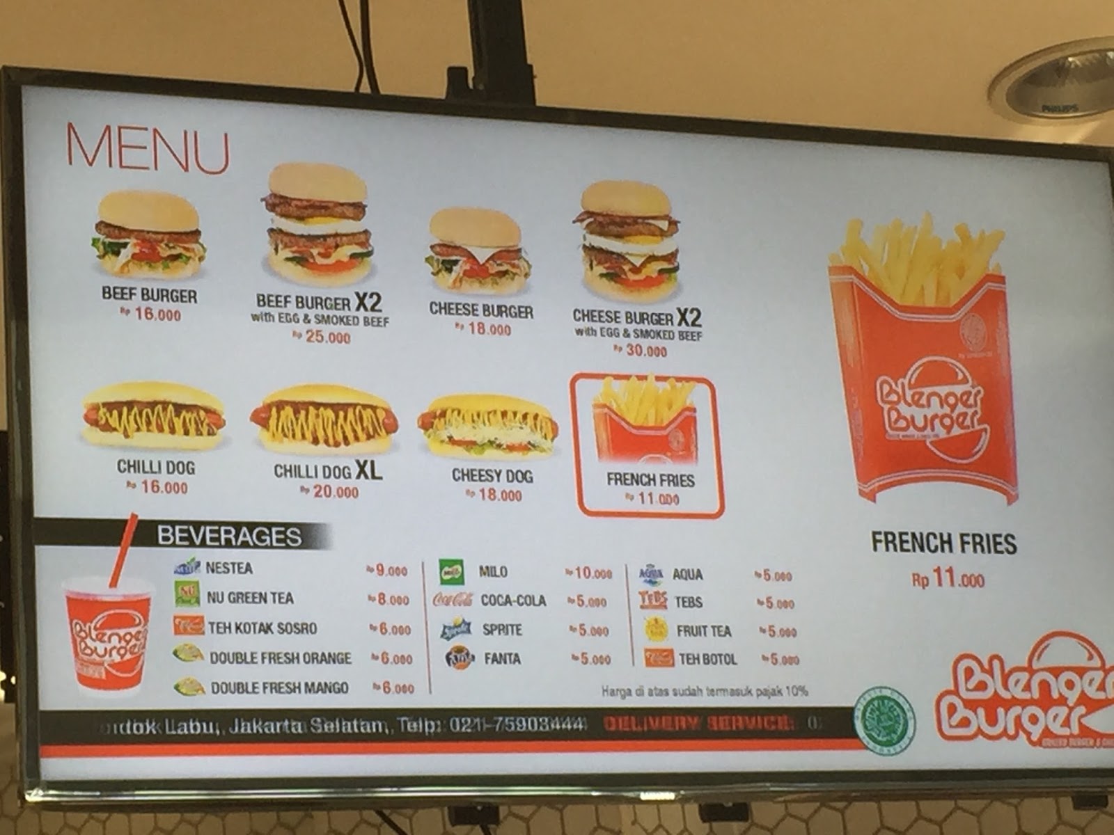 Tips Kuliner Enak Di Bintaro Burger Blenger!! Info Kuliner Enak