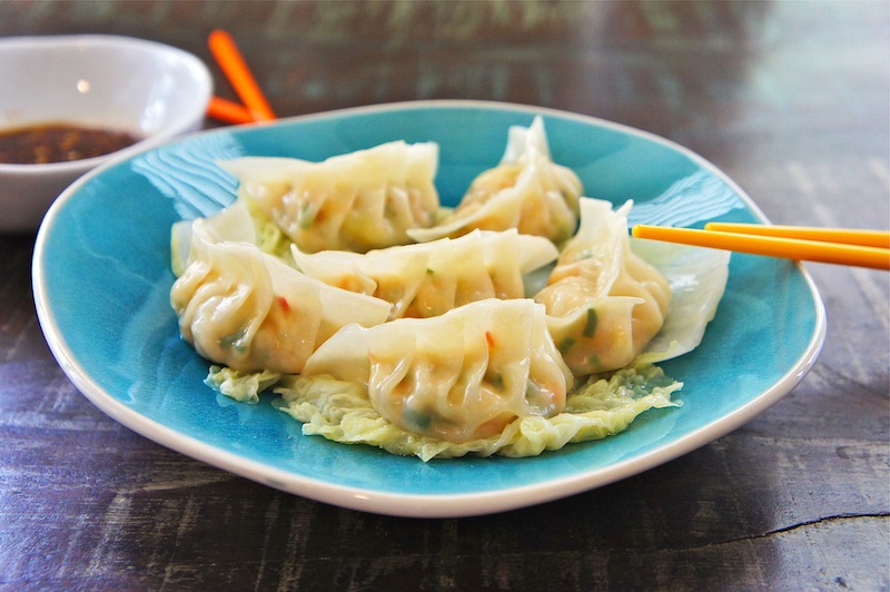 Asian Shrimp Dumplings Recipe — Dishmaps