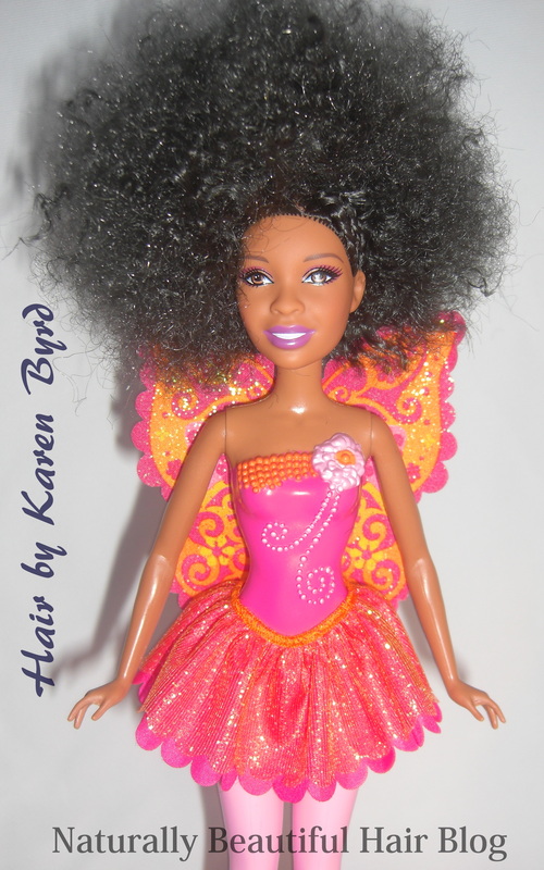 black barbie christmas doll