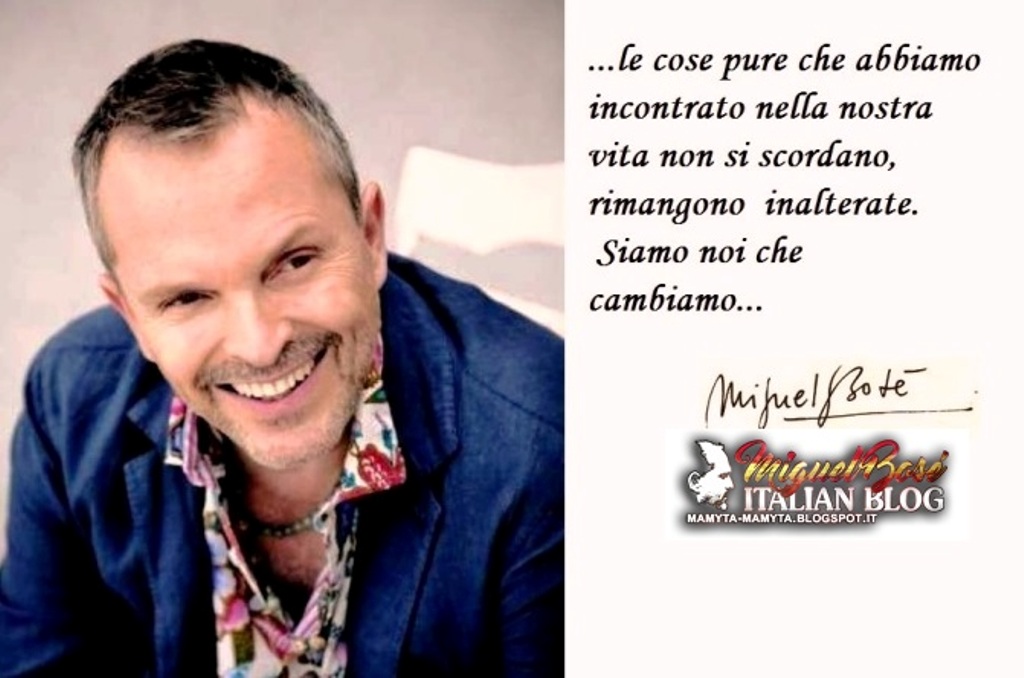 MIGUEL BOSE' TRA 'MITO' E REALTA'