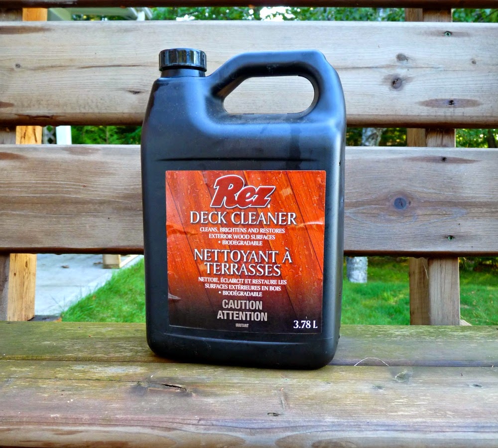 Deck Makeover, Part I Prepping PressureTreated Wood for Stain Dans le Lakehouse