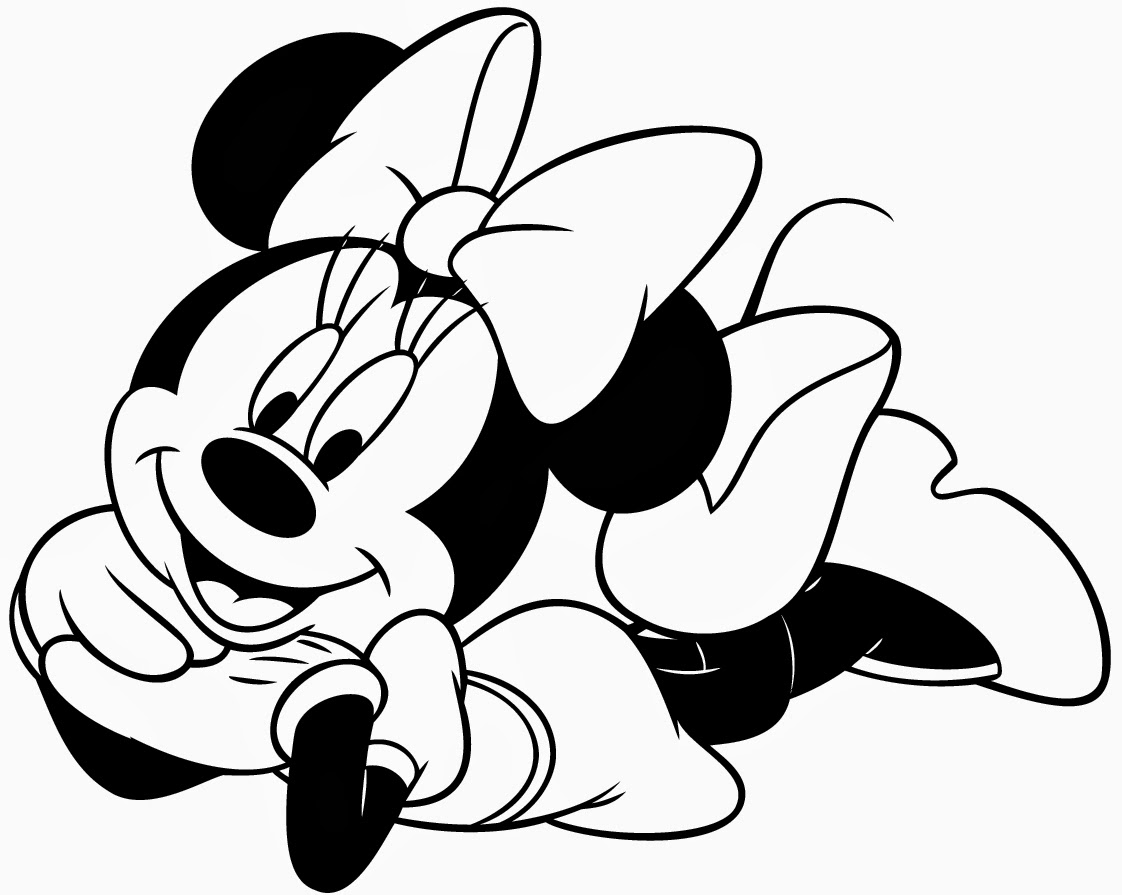 Mickey para colorir Jogos de pintar do Mickey Desenhos  - imagens de desenhos para colorir da minnie