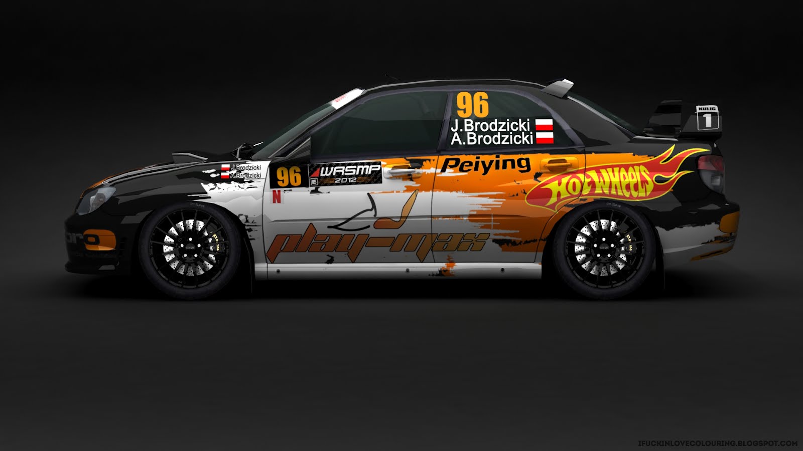 Subaru Impreza N12 Spec C PLAYMAX GrN car render IFLC