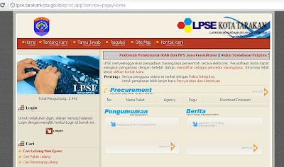 Pemkot Tarakan Luncurkan Website LPSE - Borneo Pemkot Tarakan Luncurkan Website LPSE - Borneo
