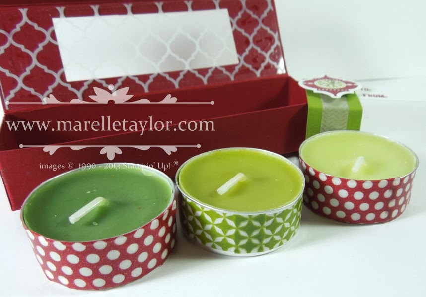 Marelle Taylor Stampin' Up! Demonstrator Sydney Australia Candle Gifts