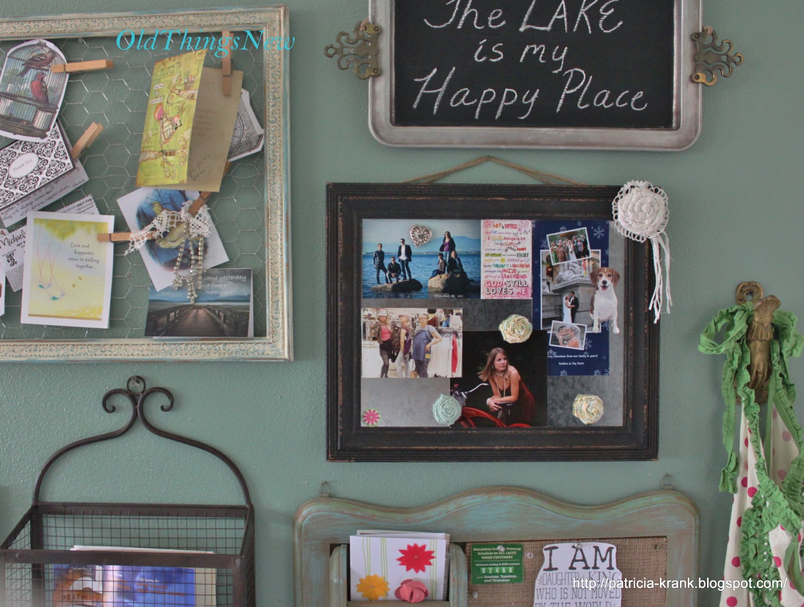 Message Center Wall OLD THINGS NEW