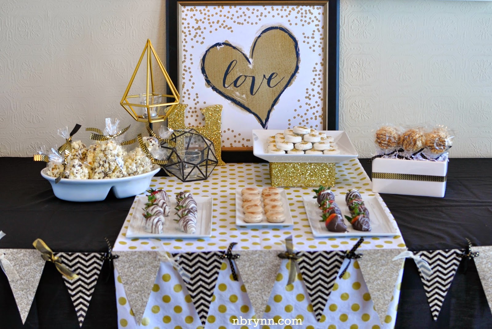 NBrynn Black & Gold Bridal Shower