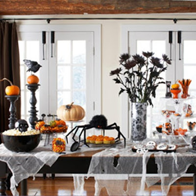 halloween decoraci%25C3%25B3n mesas 3 Halloween: Decoración de Mesas