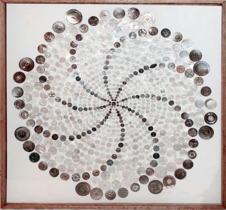 Christmas olds activities crafts viewsfromastepstool craft toddler toddlers projects Ten Decorating Ideas Using Vintage Buttons - Adirondack Girl @ Heart