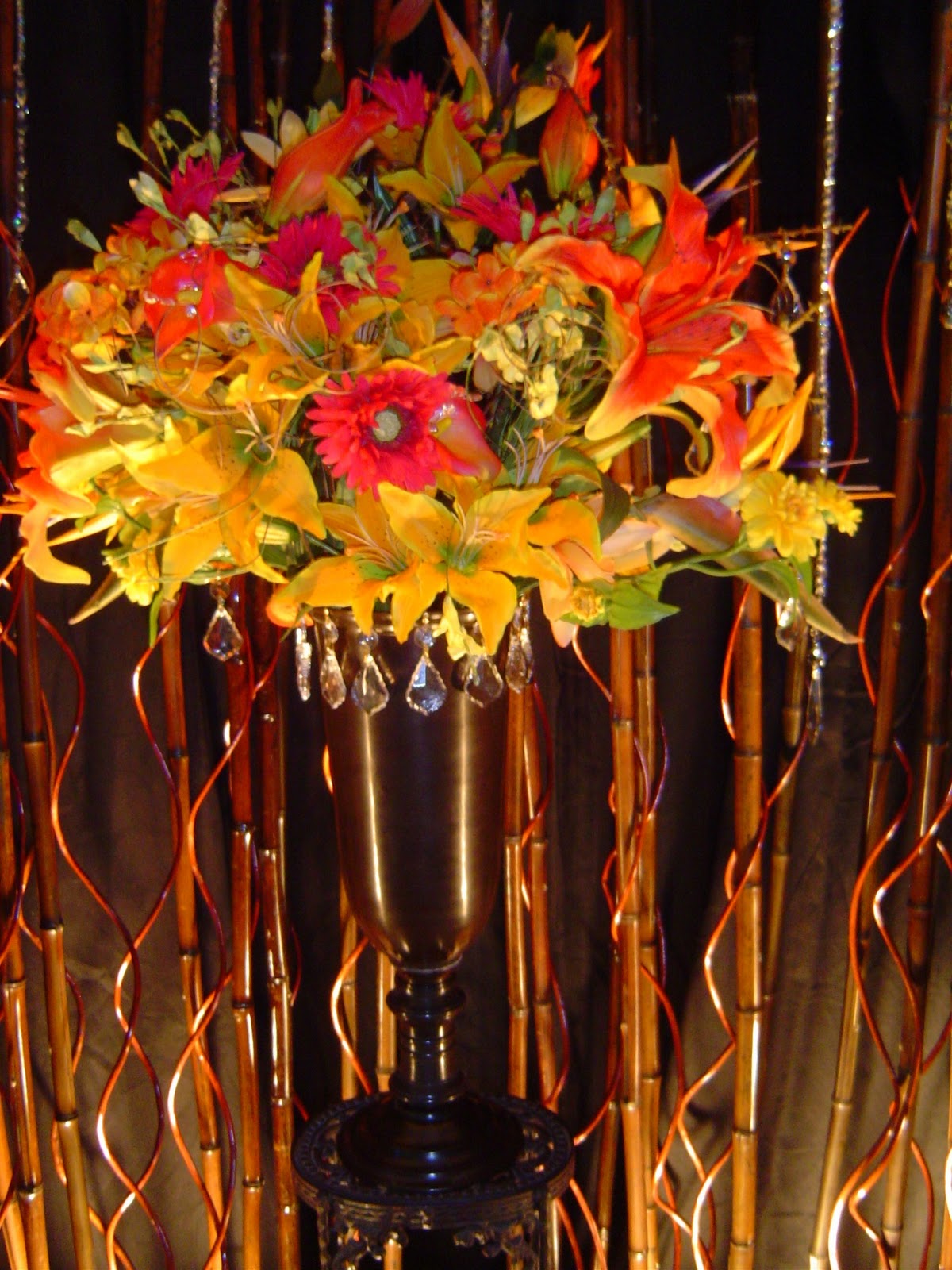 Intimate Wedding Showcase Custom Silk Floral Arrangements