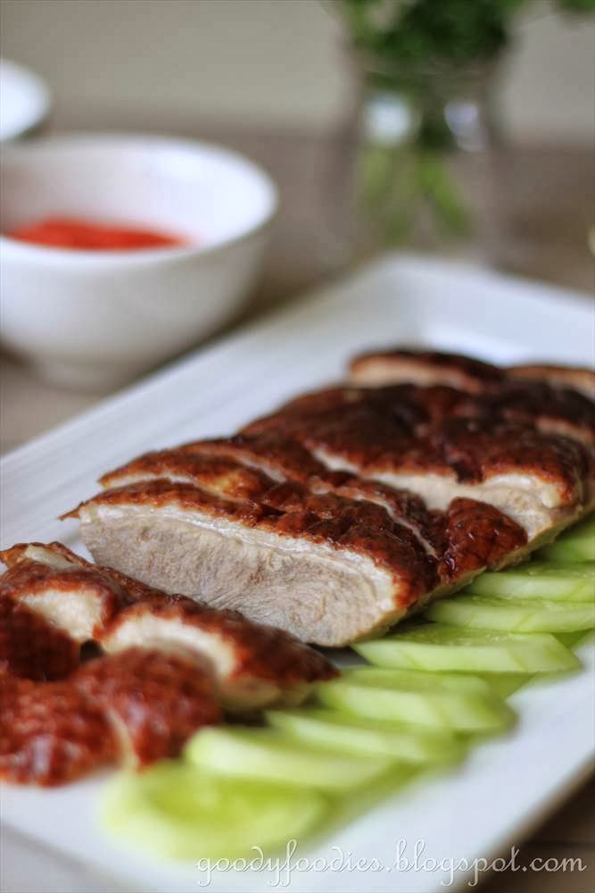 GoodyFoodies: Recipe: Crispy-skin Chinese Roast Duck 烤鸭