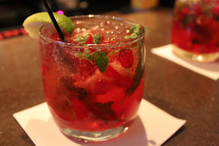 Cranberry mojitos at The Wicked Oyster, Wellfleet, Mass.
