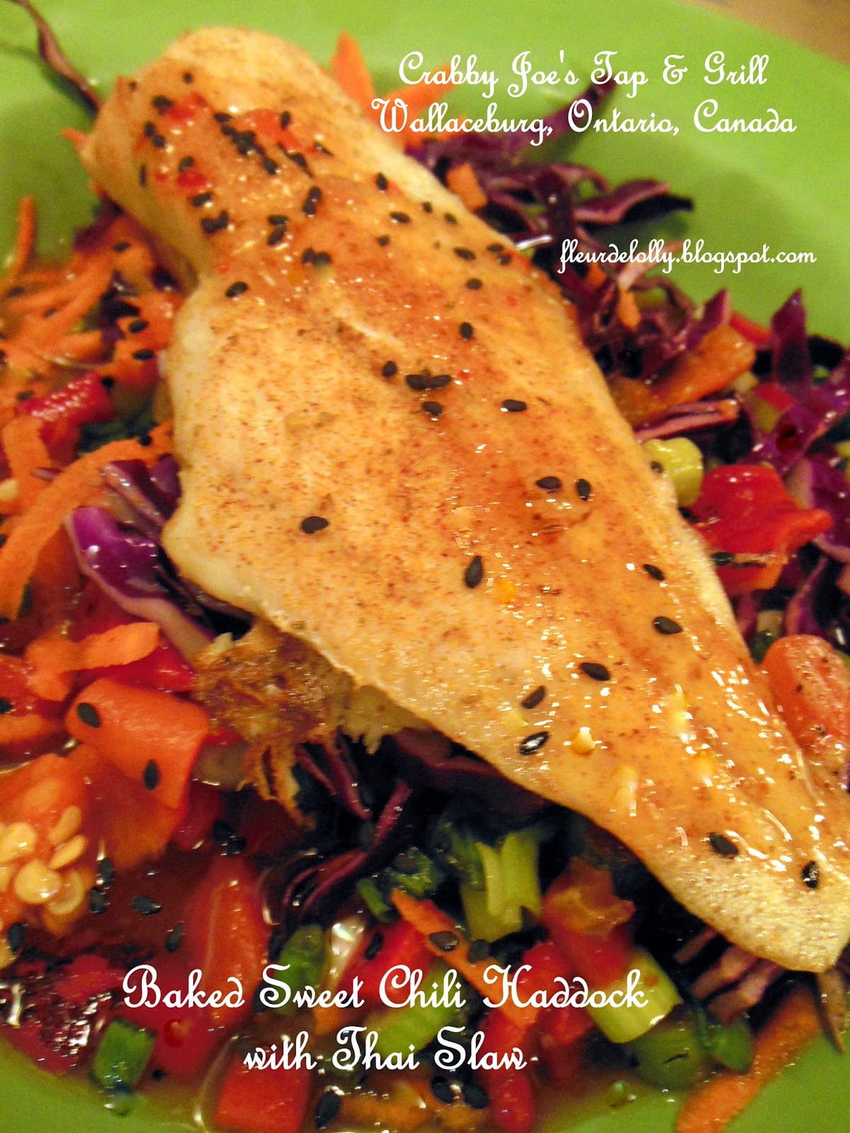 Fleur de Lolly Dining Out Wallaceburg, Ontario, Canada Crabby Joe