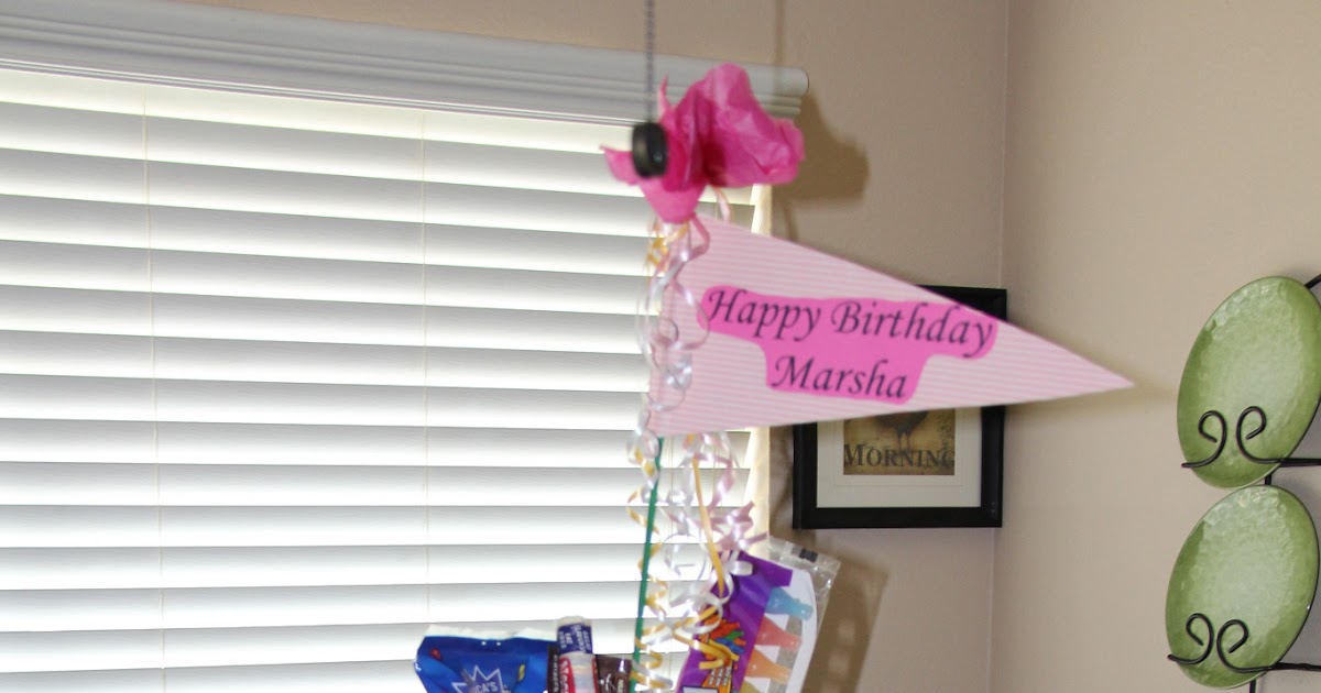 Express Your Creativity Birthday Candy Bar Centerpiece