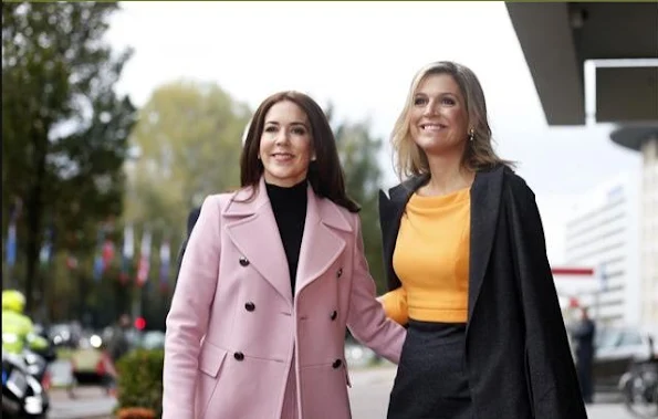 Queen Maxima of The Netherlands and Crown Princess Mary of Denmark attend the 3rd World Conference of Women's Shelters