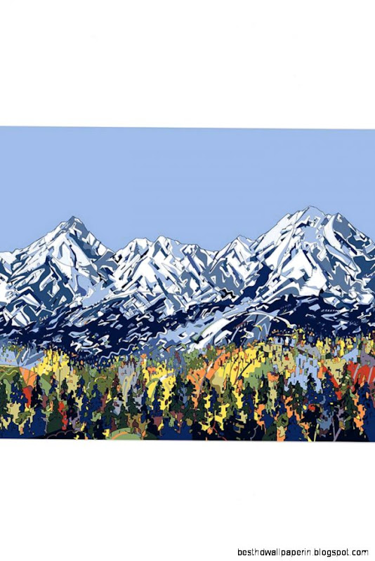 HR FM 5 Peaks Wall Mural HR FM 5 Peaks Wall Mural