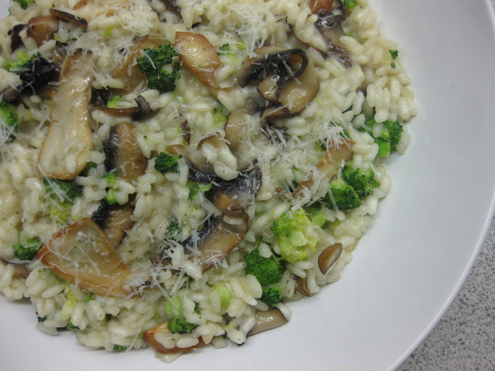 Klidmoster.dk Risotto med svampe og gedeost...