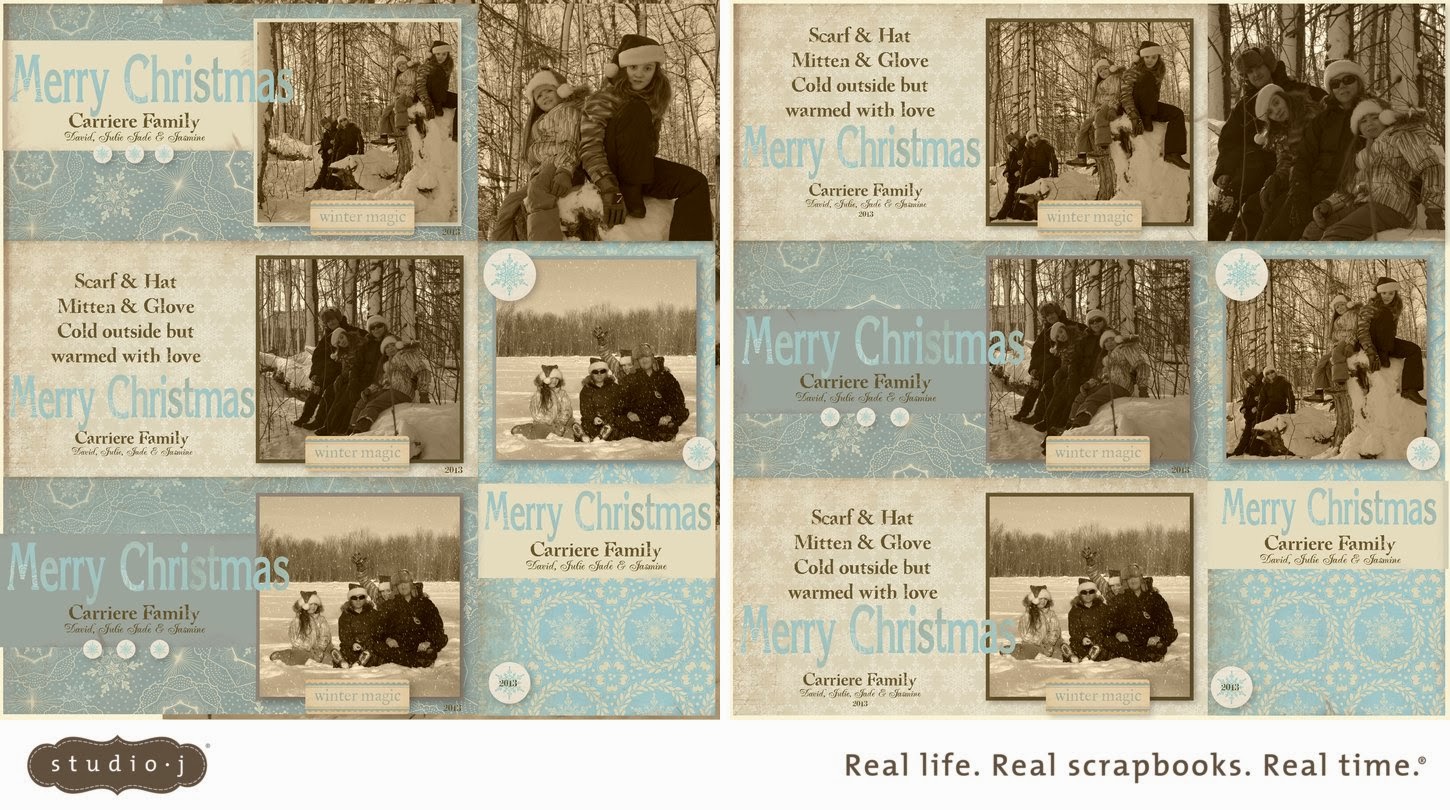 The Scrap Zone: Making your Digital Christmas Cards with CTMH ~ Studio J