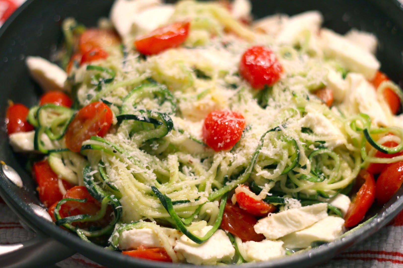 Marissa Says... A Lifestyle Blog Zucchini noodles with tomatoes