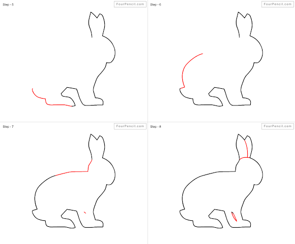 How to draw Rabbit - slide 1