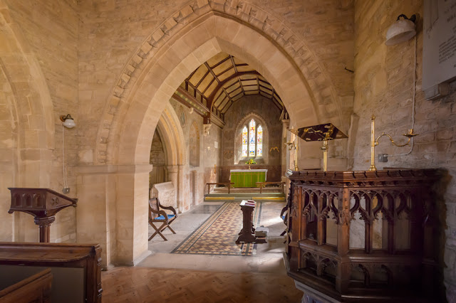 Church in the Oxfordshire village of Asthall by Martyn Ferry Photography