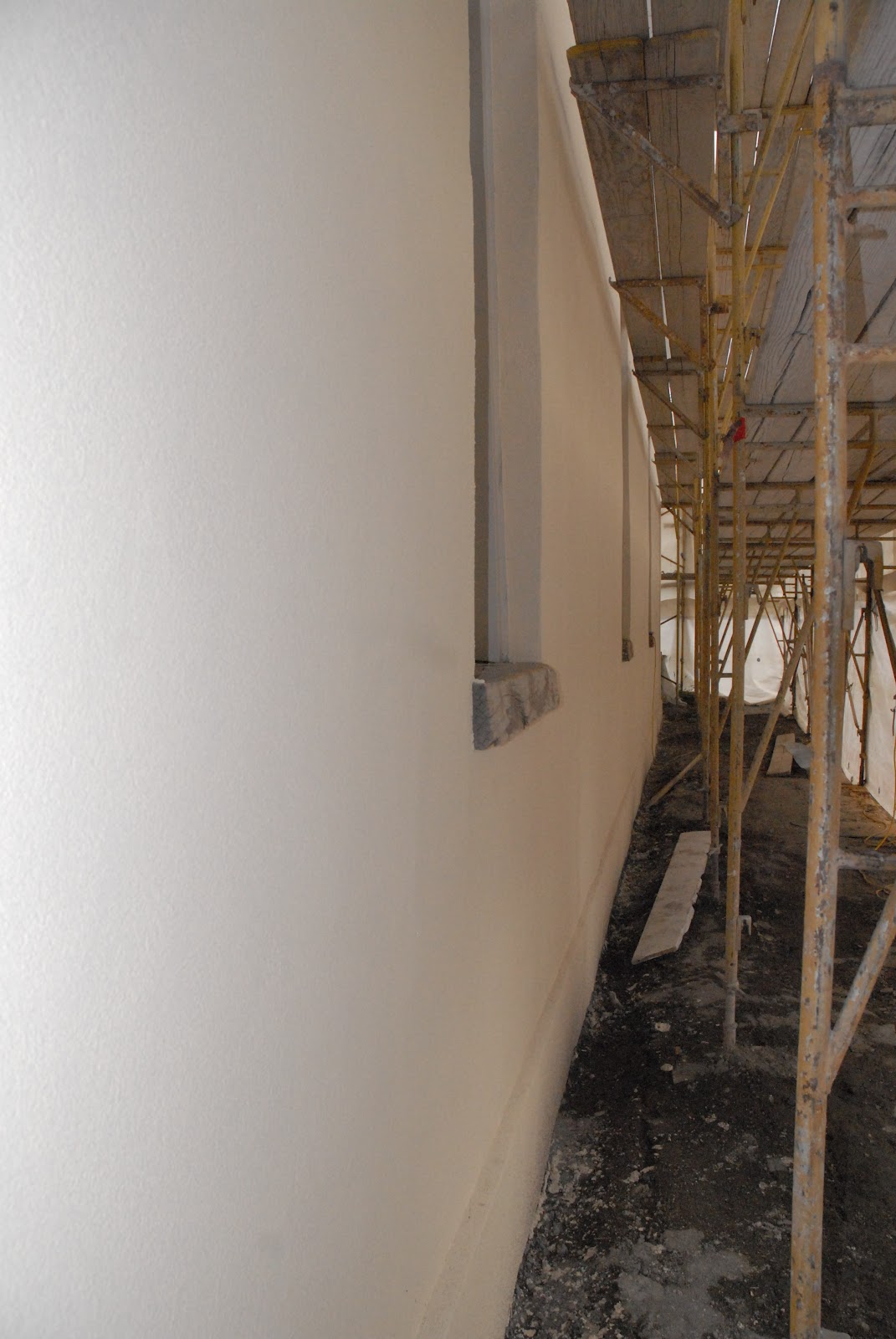 Our Old Church Stucco Color & Wood Trim