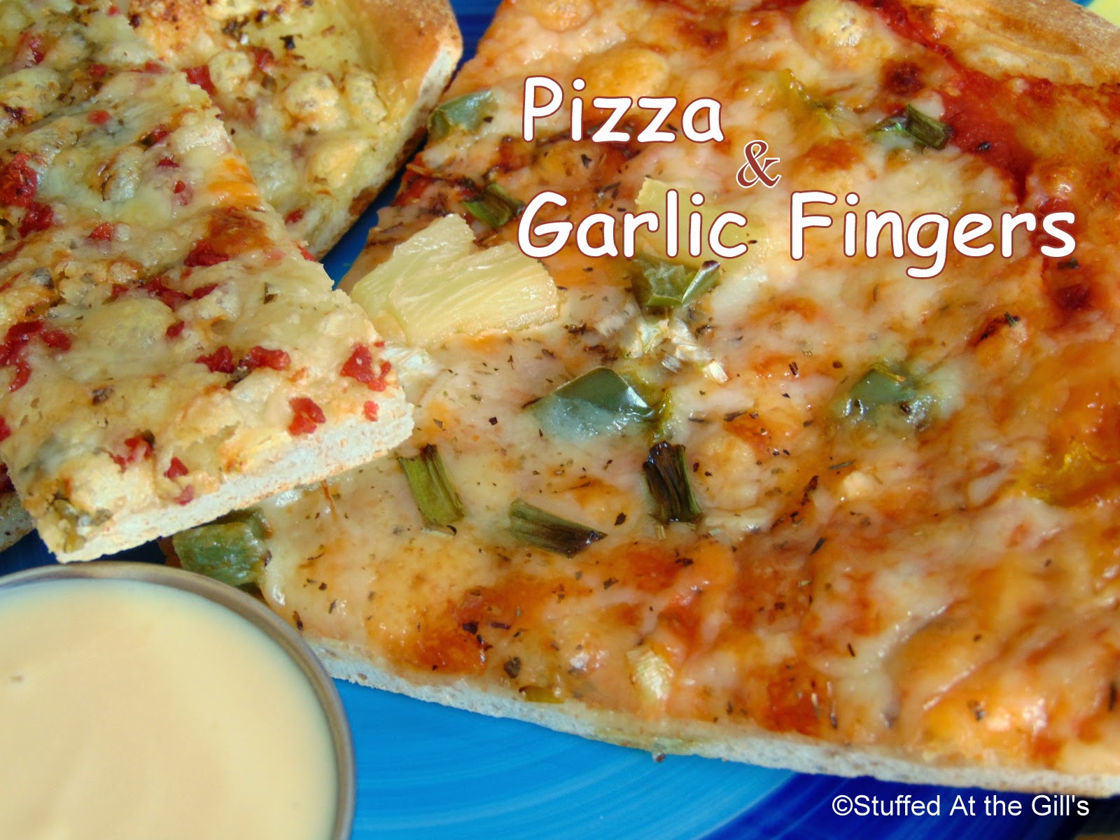Veggie Pizza and Garlic Fingers
