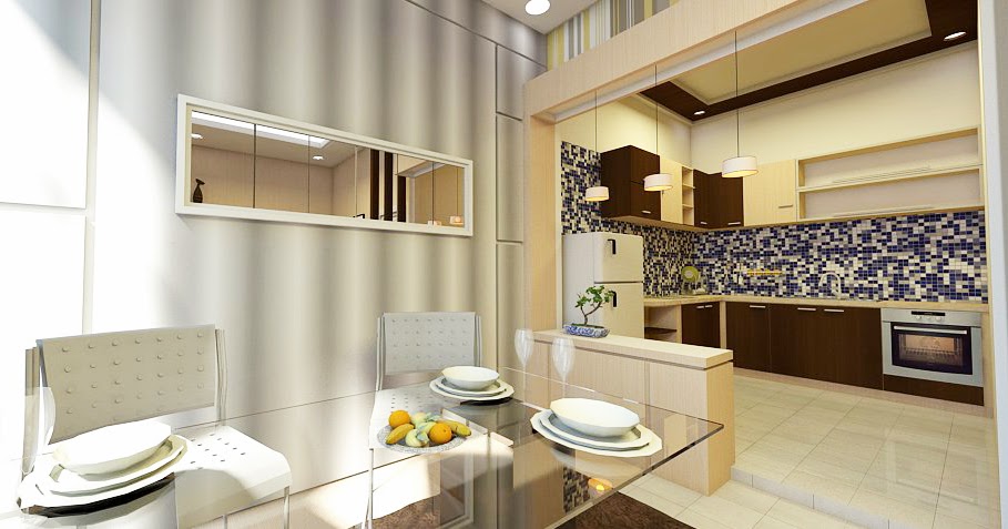 Jasa Desain Apartemen dan Ruko: Gambar Dapur Kecil ...