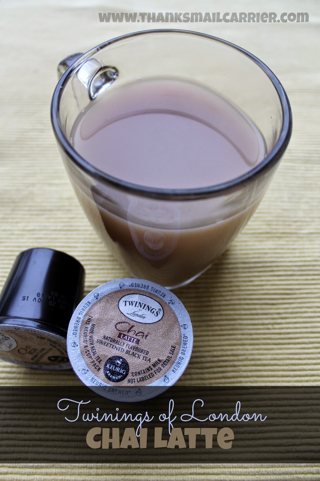 Thanks, Mail Carrier Spiced Indulgence in Twinings of London Chai Latte and Vanilla Chai Latte