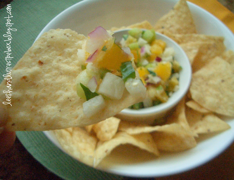 Leesh & Lu's Recipe Box Jicama Orange Salsa