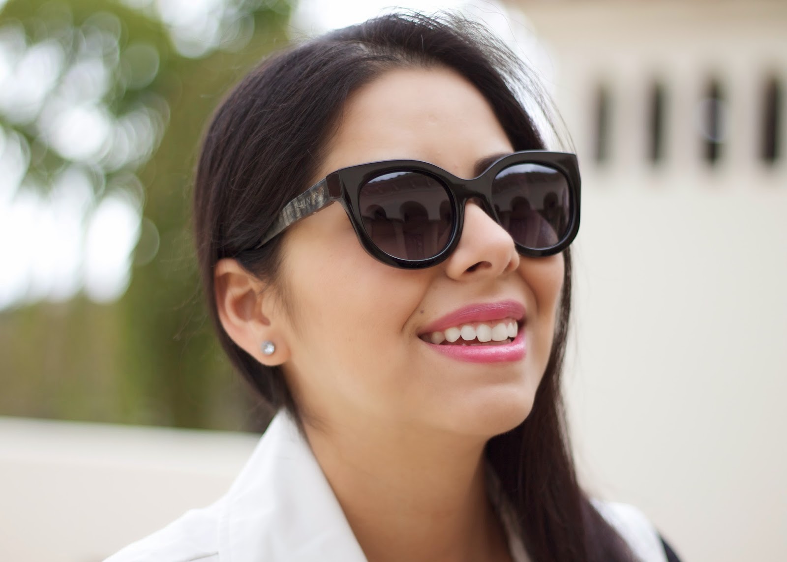 Silvano Sunglasses Silvano sunglasses, brunette blogger, cool black sunglasses 2015, sunglasses for 2015, black shell sunnies, silvano blogger