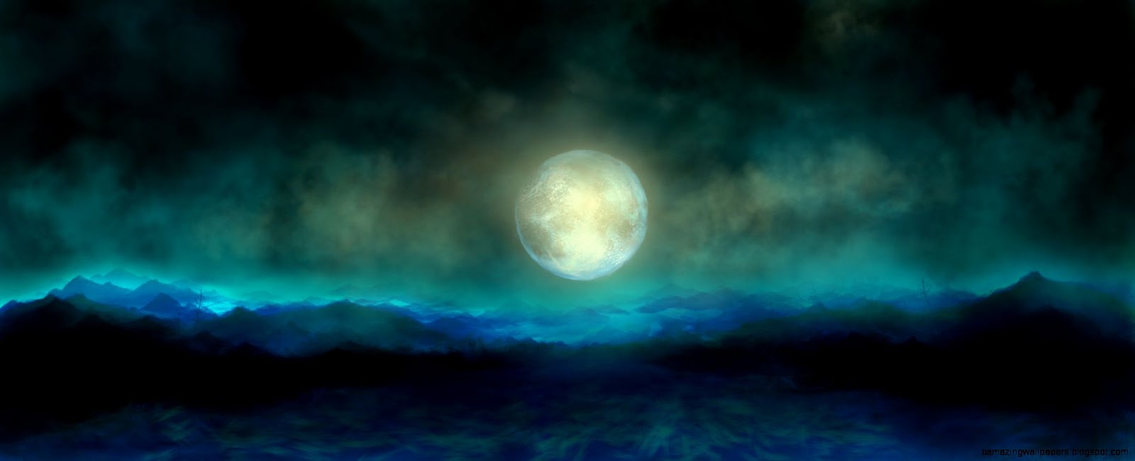 Paintings of Two Moons Pics about space Paintings of Two Moons Pics about space