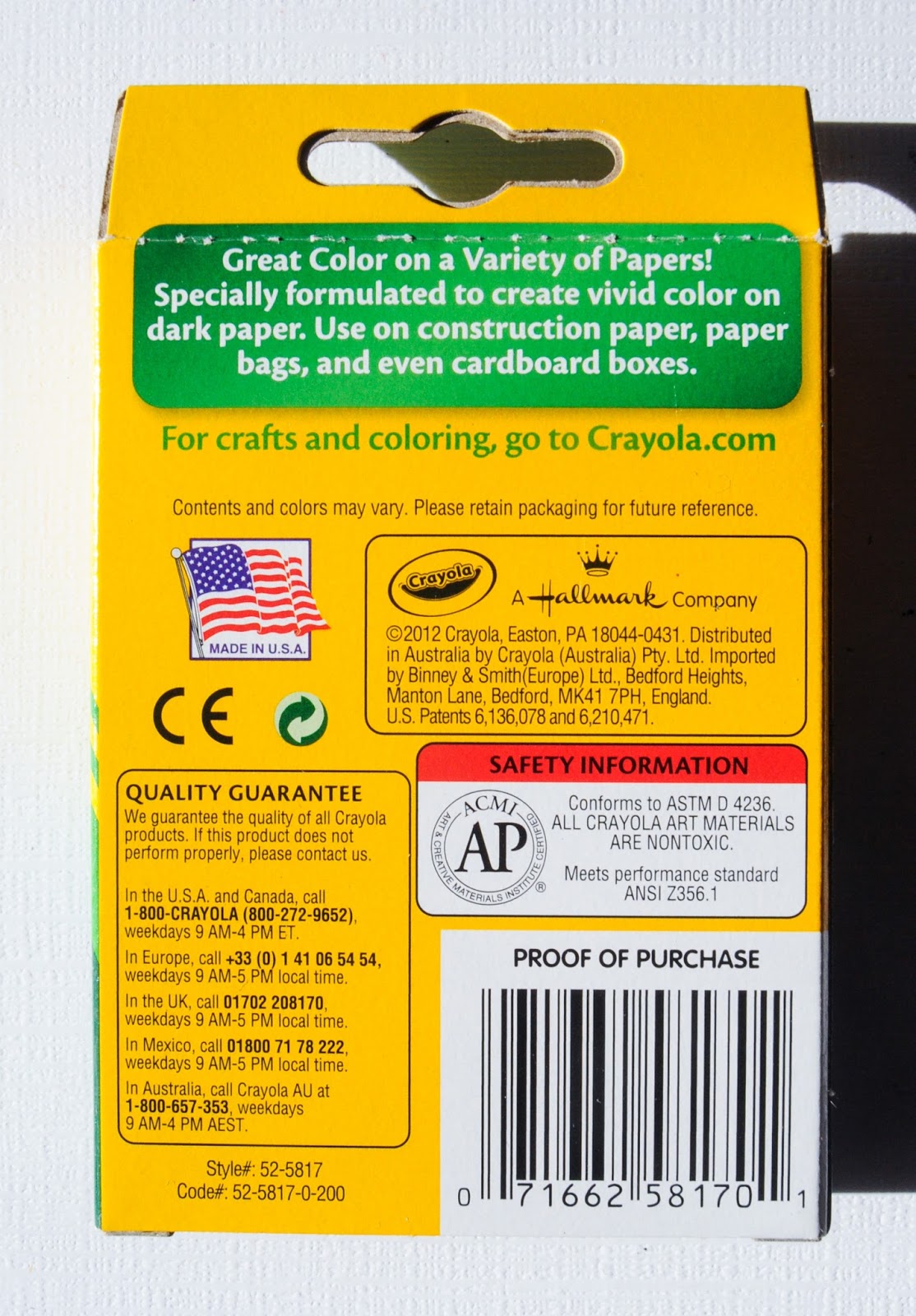 16 Count Crayola Construction Paper Crayons Jenny's Crayon Collection