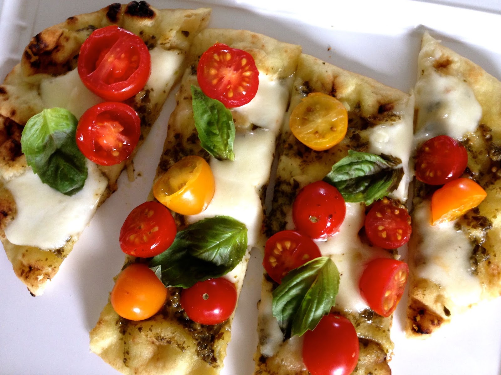 Pesto Caprese Flatbread