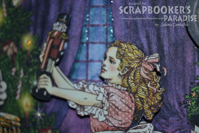 Scrapendipity Way of life Nutcracker Shadow Box