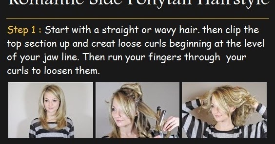 Pinterest Tutorials Romantic Side Ponytail Hairstyle